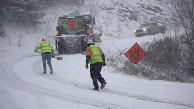 'AQShga qor bo`roni “hujum qildi” 'ning rasmi