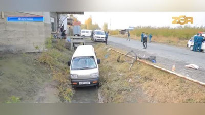 Изрображение 'В Ферганской области водитель "Дамаса" насмерть сбил велосипедиста (видео)'