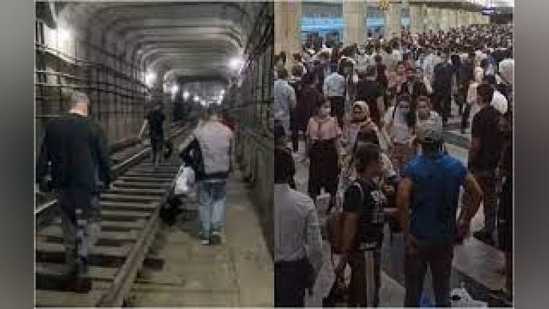 'Metro bekatlari oralig`ida to`xtab qolgan vagonlarda qolib ketgan 415 nafar yo`lovchi olib chiqildi'ning rasmi