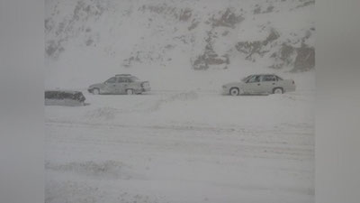 Изрображение 'МЧС предупредило водителей о сильном снеге '