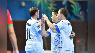 Изрображение 'СБОРНАЯ ПО ФУТЗАЛУ ПРАЗДНУЕТ ОЧЕРЕДНУЮ ПОБЕДУ НА ЧЕМПИОНАТЕ АЗИИ'