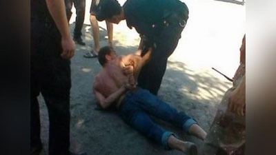 'Xorazmda bir kishini do`pposlagan uch nafar zo`ravonga jinoyat ishi ochildi 'ning rasmi