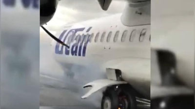 Изрображение 'ВОЗГОРАНИЕ САМОЛЕТА В АЭРОПОРТУ ТЮМЕНИ ПОПАЛО НА ВИДЕО'