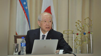 'Nobel mukofoti laureati Ryodzi Noyori o`zbekistonlik talabalarga ma`ruza qildi'ning rasmi