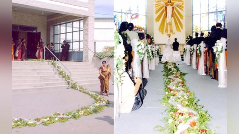 'Kelin uchun eng ulkan to`y guldastasi'ning rasmi