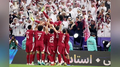 Изрображение 'Катарцы во второй раз подряд стали чемпионами Азии по футболу'