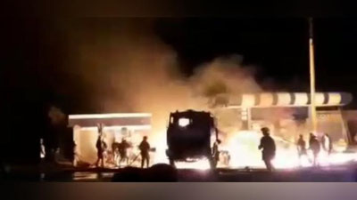 Изрображение 'Пожар на АЗС на Ташкентской кольцевой автодороге: есть пострадавший (фото, видео)'