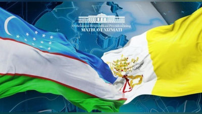 'Президент Рим-католик черкови раҳбари Францискни табриклади'ning rasmi