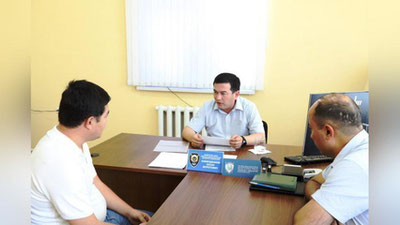 'MIB direktorining birinchi o`rinbosari Jizzax viloyatida sayyor qabul o`tkazdi'ning rasmi