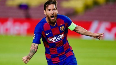 'Messi g`alaba golini urdi. U «Barsa»ni chorak finalga olib chiqdi'ning rasmi