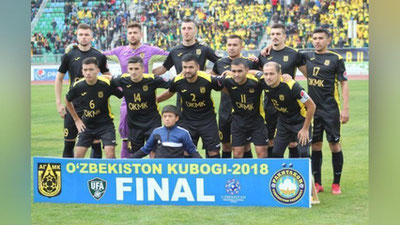 Изрображение 'КЛУБ АГМК ВПЕРВЫЕ ВЫИГРАЛ КУБОК УЗБЕКИСТАНА ПО ФУТБОЛУ'