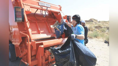 Изрображение 'Участники UzPlogging собрали в горах Ташкентской области полтонны мусора'