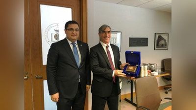 'AQShning Tinchlik instituti bilan hamkorlik yo`lga qo`yiladi'ning rasmi