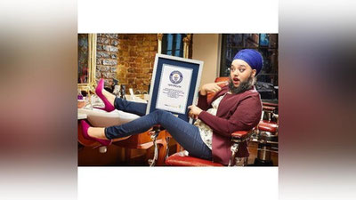 Изрображение 'БРИТАНКА ПОПАЛА В КНИГУ ГИННЕСА ЗА САМУЮ ДЛИННУЮ БОРОДУ (ФОТО)'