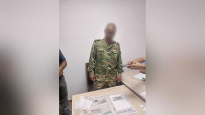 'Qorako`l tumani mudofaa bo`limi boshlig`i pora bilan qo`lga tushdi'ning rasmi