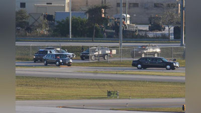 '​Trampning korteji toshbo`ron qilindi'ning rasmi