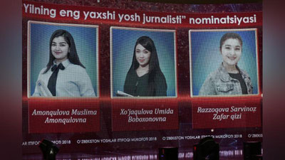 '«O`zbekiston yoshlar ittifoqi mukofoti» topshirildi'ning rasmi