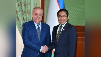 Изрображение 'УЗБЕКИСТАН И СИНГАПУР МОГУТ ВОЗОБНОВИТЬ МЕЖМИДОВСКИЕ КОНСУЛЬТАЦИИ'