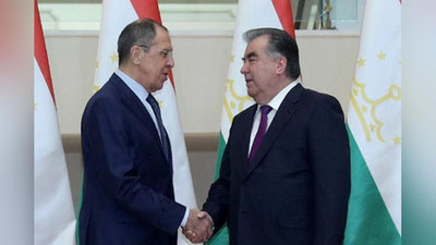 'Sergey Lavrov ikki kunlik amaliy tashrif bilan Dushanbega keldi'ning rasmi