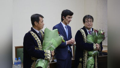 Изрображение 'ЗАМГЛАВЫ МИНИНФОКОМА КИМ НАМ СОК ЗАВЕРШИЛ МИССИЮ В УЗБЕКИСТАНЕ'