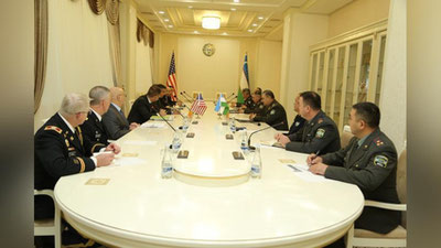 'O`zbekiston Mudofaa vaziri AQSh harbiy delegasiyasini qabul qildi 'ning rasmi