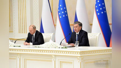 'Ikki davlat rahbari ishtirokida OAV vakillari uchun brifing o`tkazildi'ning rasmi