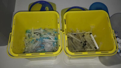 Изрображение 'Как в Узбекистане утилизируют одноразовые шприцы и медицинские маски?'