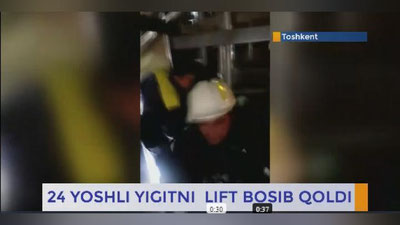'24 yoshli yigitni lift bosib qoldi (video)'ning rasmi