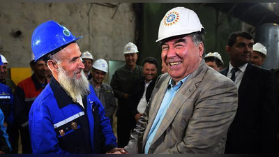 'Tarixiy voqea: Imomali Rahmon Rog`un GESini ishga tushirdi'ning rasmi