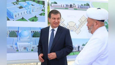 '​Шавкат Мирзиёев Самарқанд вилоятидаги Имом Бухорий ёдгорлик мажмуасига ташриф буюрди'ning rasmi