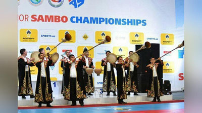 'Sambo: jahon chempionati tantanali ochildi'ning rasmi