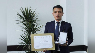 'Turin politexnika universiteti talabasi xalqaro forumda g`olib bo`ldi'ning rasmi