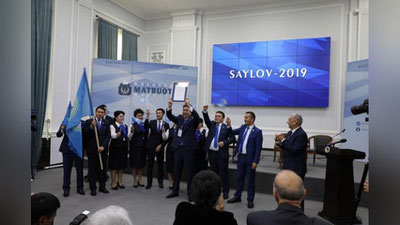 'Siyosiy partiyalarga saylovlarda qatnashishiga ijozat berildi'ning rasmi