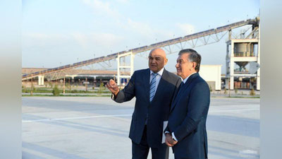 'Surxondaryoda qiymati 144 million dollarlik sement zavodi ishga tushdi'ning rasmi