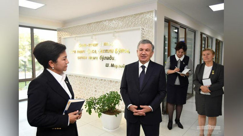 'Prezident safarining so`nggi manzili “Oila” markazi bo`ldi'ning rasmi