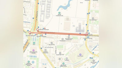 Изрображение 'Введен временный запрет на проезд грузовиков возле Tashkent City'