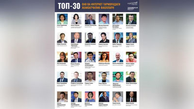 'O`zbekistonning jamoatchilik faollari Top-30 taligi e`lon qilindi'ning rasmi