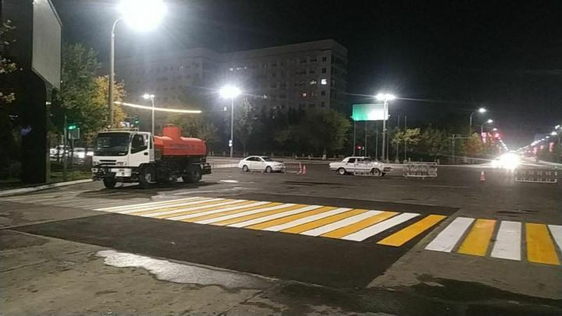 Изрображение 'Участок улицы Нукусской открылся после устранения последствий коммунальной аварии'