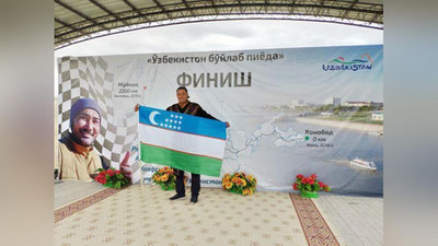 'Sayohatning oxiri: Sohib Rajabov piyoda butun O`zbekistonni aylanib chiqdi (video)'ning rasmi