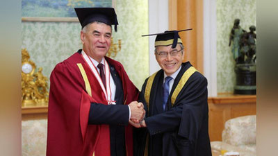 'O`zMU rektori Yaponiyaning “Do`stlik” ordeni bilan taqdirlandi'ning rasmi