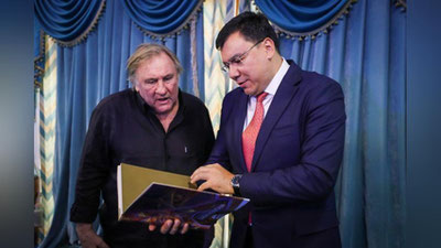 'Jerar Deparde: «O`zbekiston tarixiy lahzalarni boshdan kechirmoqda"'ning rasmi