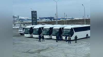 Изрображение 'В «Тошшахартрансхизмат» передана партия междугородних автобусов MAN RR3'