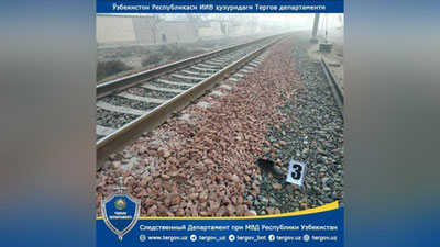 Изрображение 'Поезд переехал пенсионера в Наманганской области'