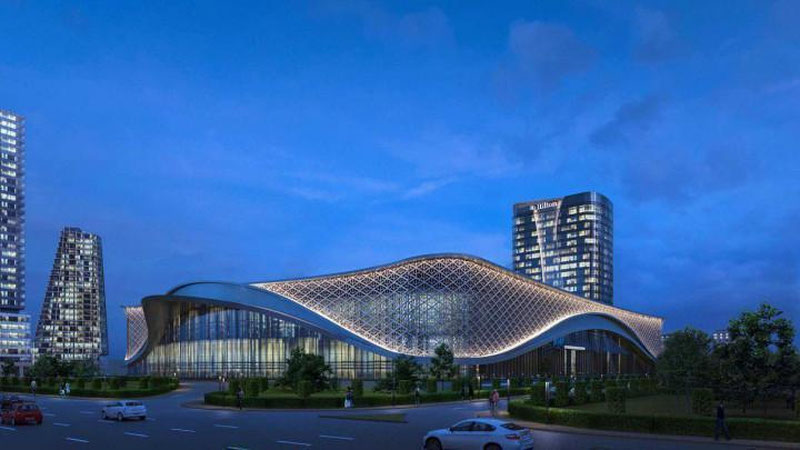'Айтишларича “Tashkent City”даги иншоот томи қулаб тушганмиш'ning rasmi