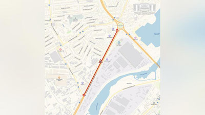 Изрображение 'В Яшнабадском районе закрыта одна сторона ТКАД'