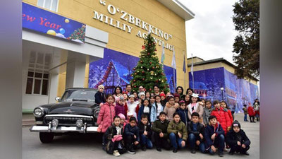 '“O`zbekkino” Milliy agentligida mehribonlik uylari bolalari uchun tadbirlar uyushtirilmoqda (foto)'ning rasmi