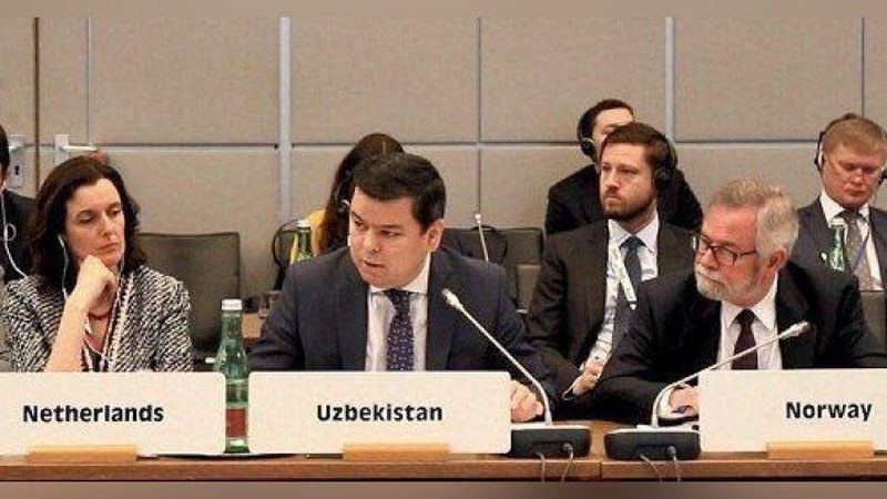 'Ўзбeкистон элчиси ЕХҲТ иқтисодий-экологик қўмитаси раиси этиб тайинланди'ning rasmi