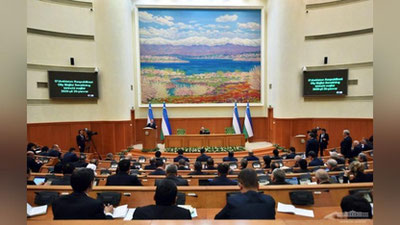 Изрображение 'Выступление Президента Узбекистана на первом заседании Сената Олий Мажлиса'