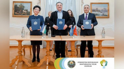 Изрображение 'Подписано соглашение об открытии филиала РГПУ им.Герцена в Ташкенте'