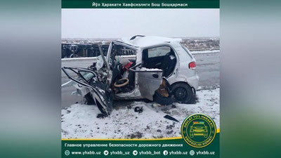 'Qoraqalpog`istonda sodir bo`lgan dahshatli YTHda 4 nafar odam halok bo`ldi, ularning orasida bolalar ham bor'ning rasmi
